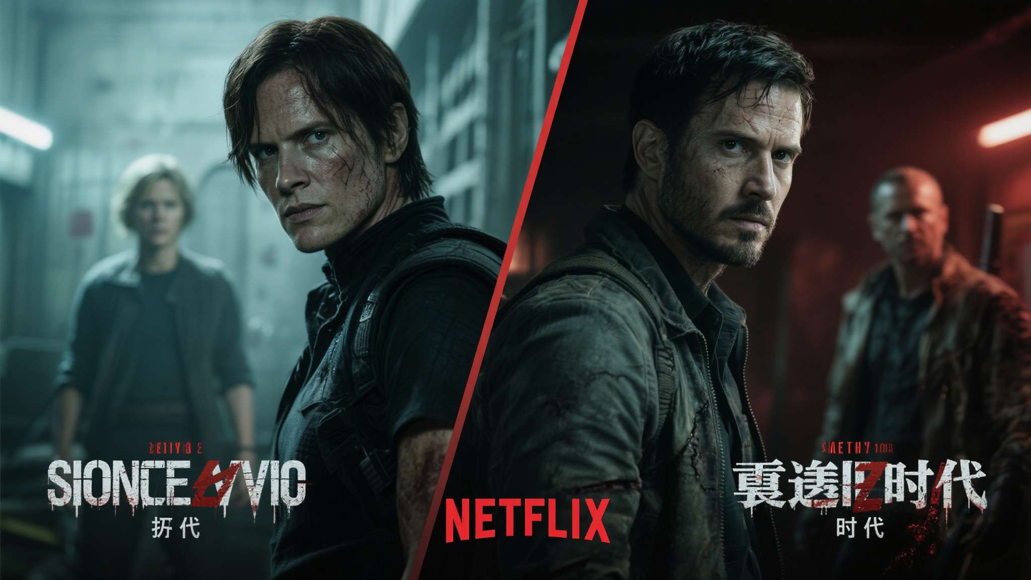 以Netflix版生化危机剧集为例，该作将故事线拆分为两个时间段，试图构建全新的